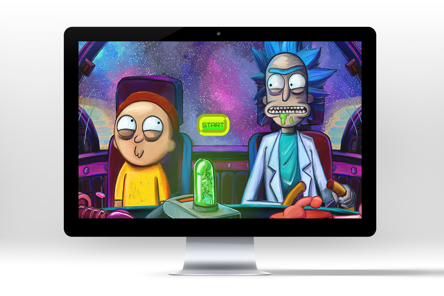 Mockup del proyecto Rick y Morty